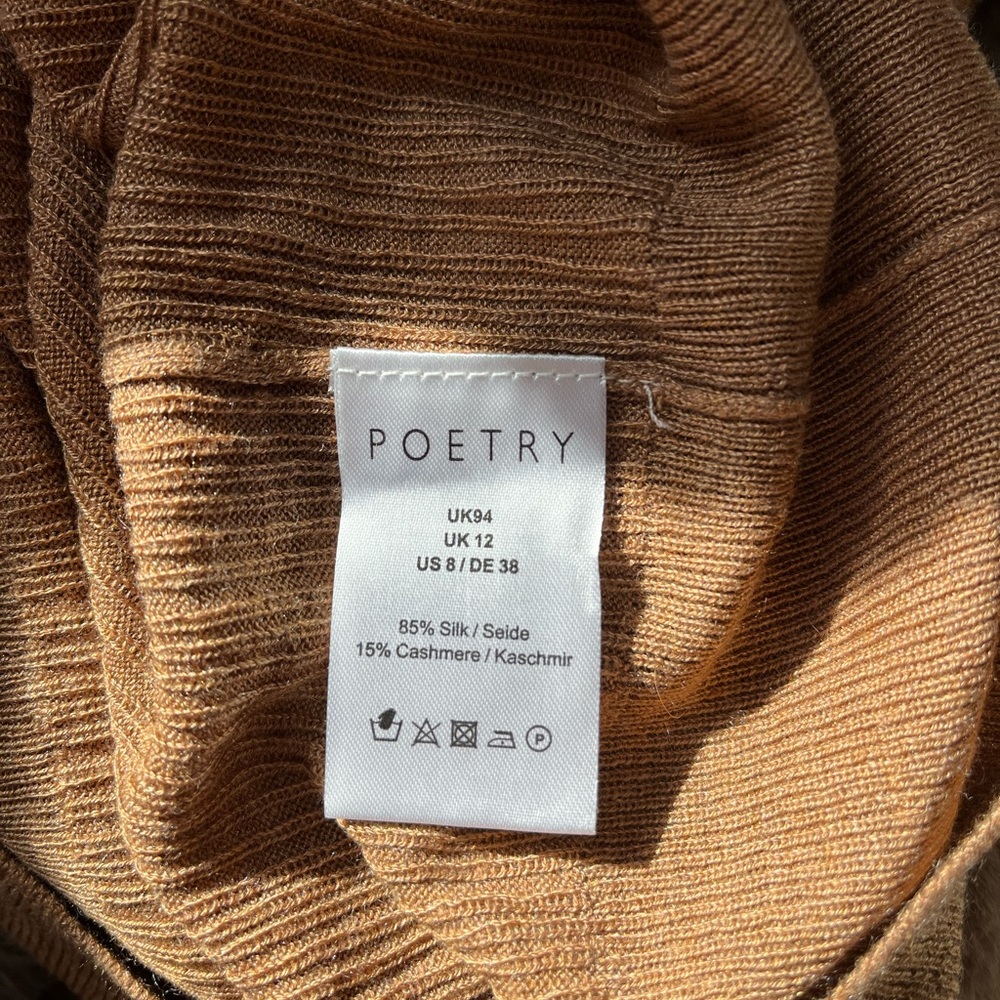 POETRY Ribbed Silk & Cashmere Sweater - Picture 6 of 6